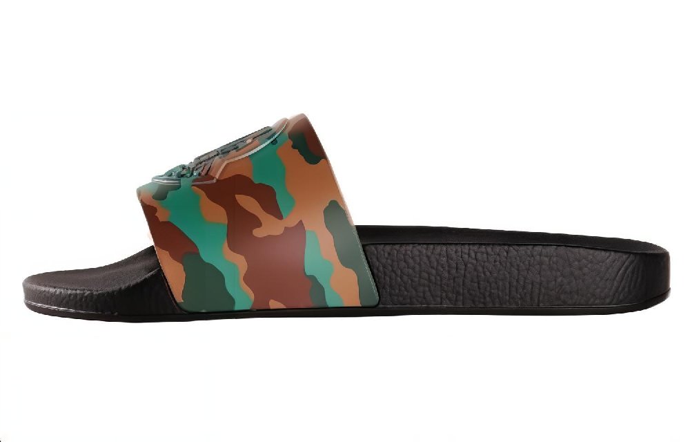 Moncler Basile Pool Slide 'Camo'