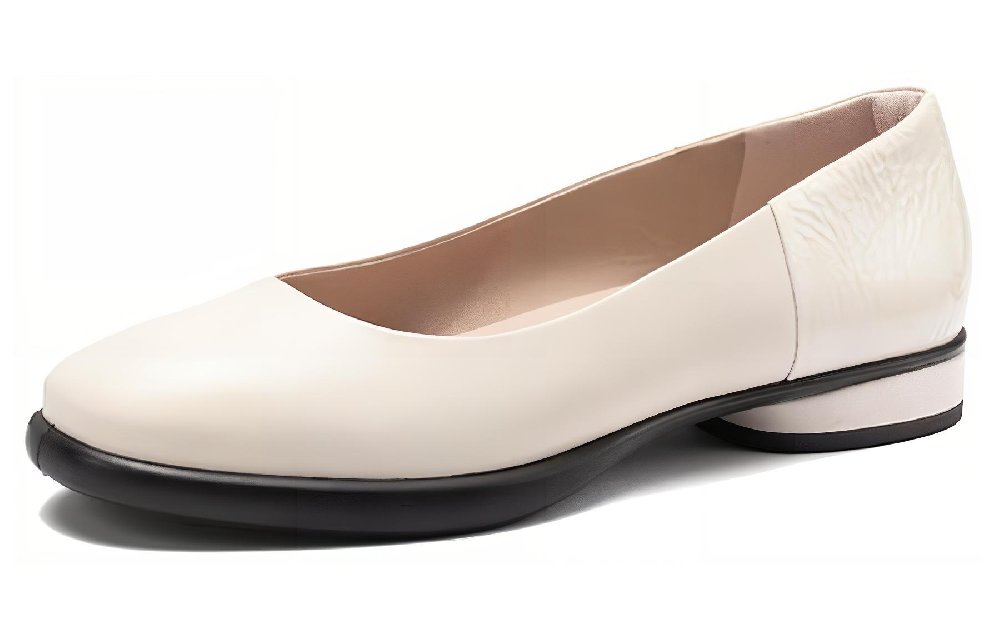 Ecco Casual Single Shoes 2cm Women's White