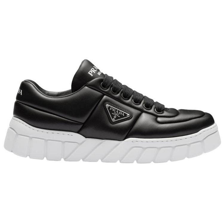 PRADA Wear-Resistant Low-Top Sports Casual Shoes Men's Black White купить в интернет-магазине Yoocart с быстрой доставкой по России.