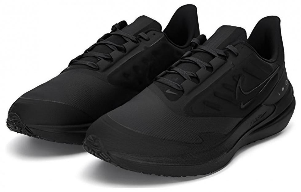 Nike Air Winflo 9 Shield Triple Black купить в интернет-магазине Yoocart с быстрой доставкой по России.