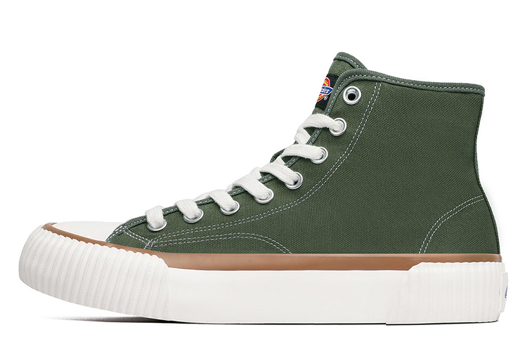Dickies Canvas Shoes Unisex High-Top Army Green