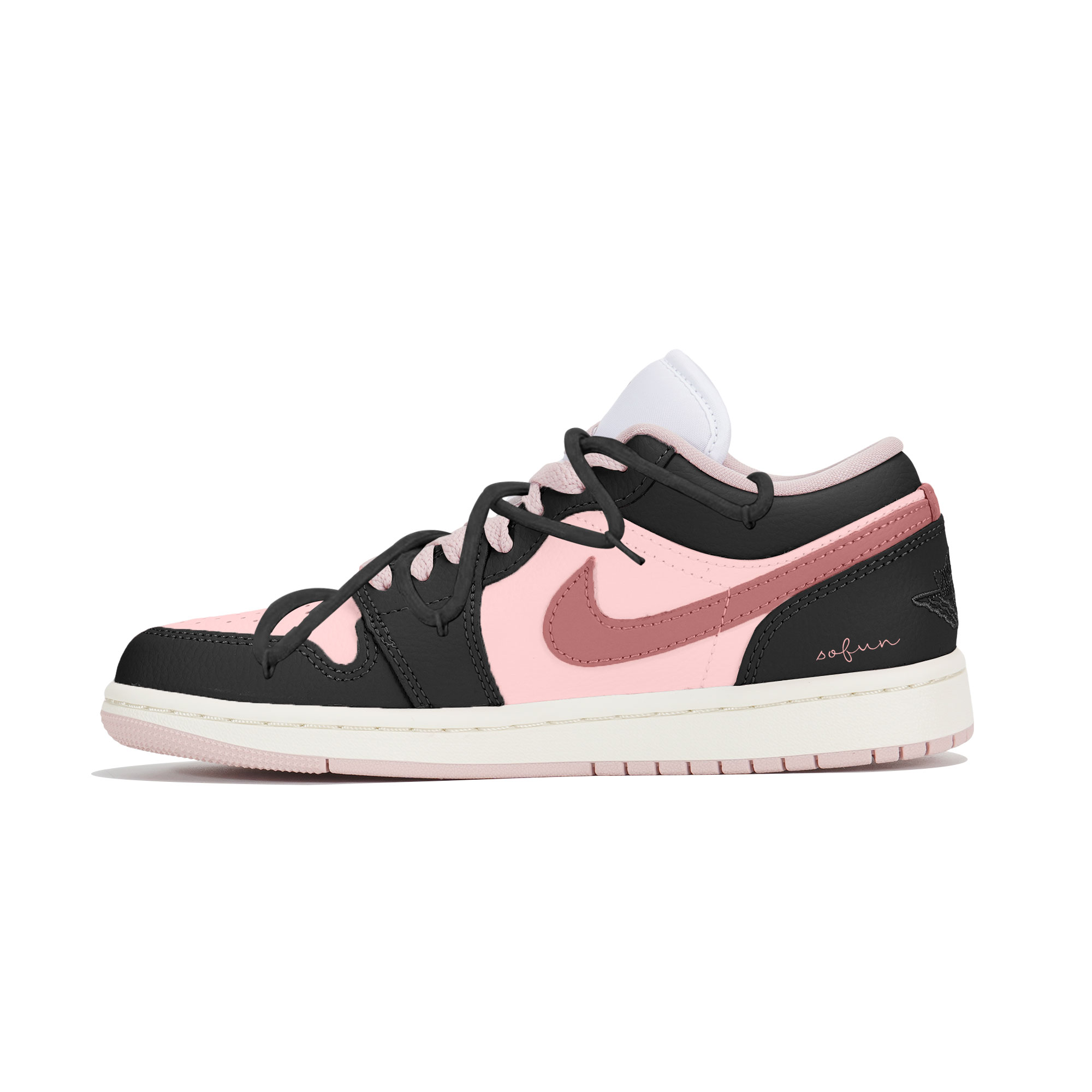 Jordan Air Jordan 1 Vintage Basketball Shoes Women's Low top Pink купить в интернет-магазине Yoocart с быстрой доставкой по России.