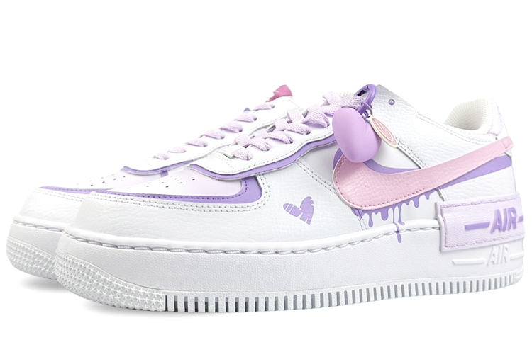 Nike Air Force 1 Non-slip Lightweight Low-Top Skateboard Shoes Women's Pink Purple купить в интернет-магазине Yoocart с быстрой доставкой по России.