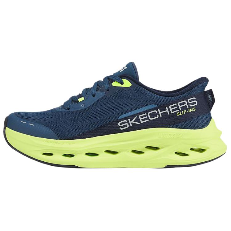 Skechers MEN'S GO Cushioning Support Low Top Running Shoes Men's Turquoise