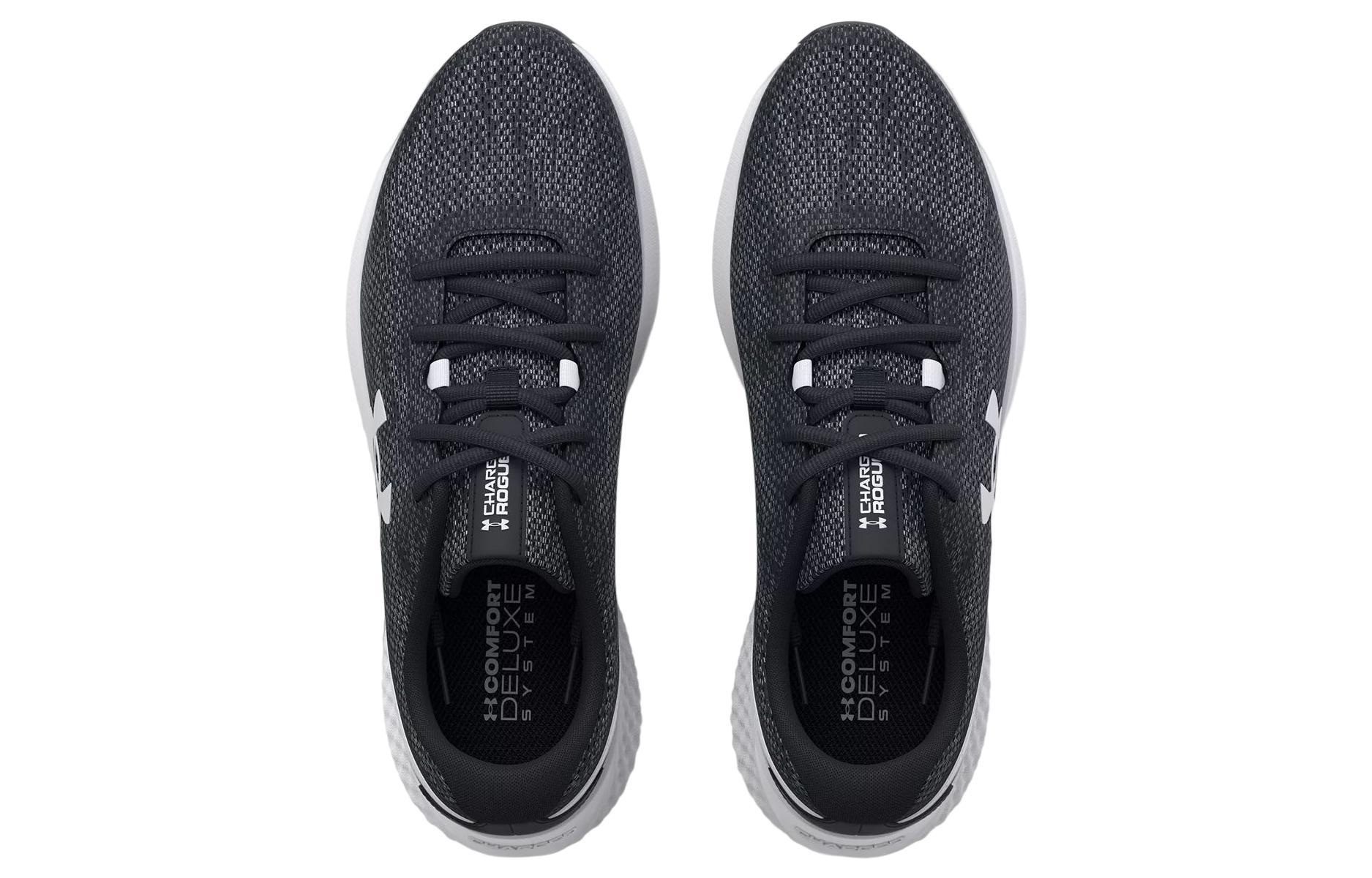 Under Armour Charged Rogue 3 Knit 'Black White' Women's