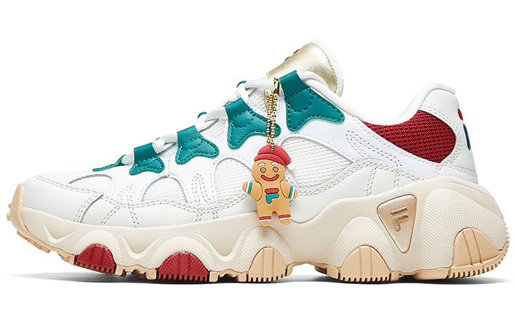 FILA Jagger Retro Running Shoes Ginger Man White/Brown Women's