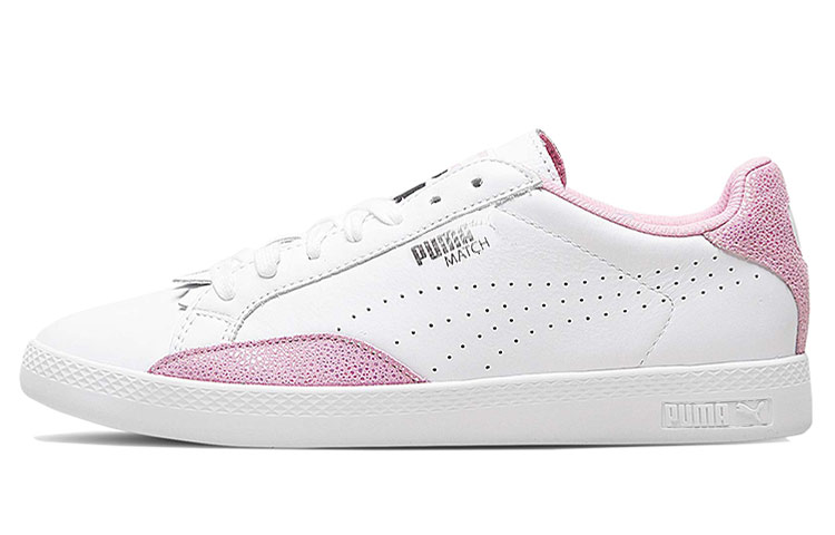 PUMA Match Lo Reset Casual Shoes White/Pink Women's