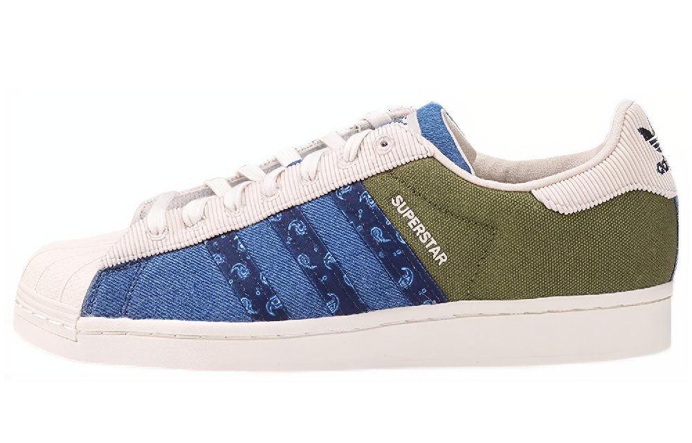 Adidas Originals Superstar Olive Denim