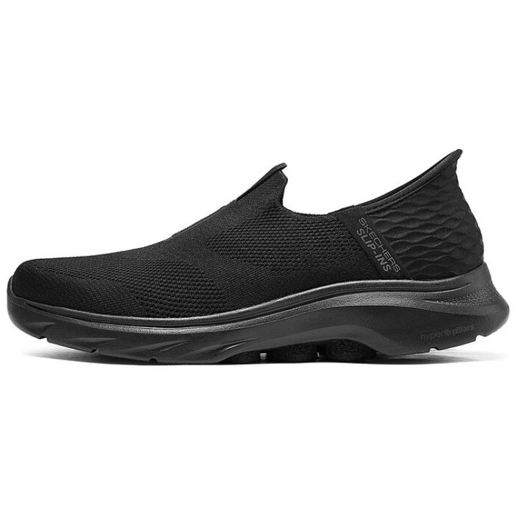 Skechers GO WALK 7 Breathable Low-Top Casual Shoes Men's Black