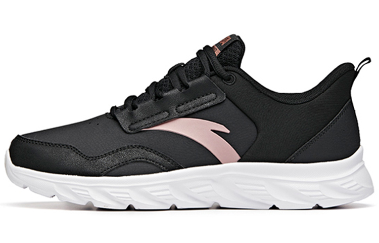 Anta Running Collection Cushioned Anti-Slip Wear-Resistant And Water-Resistant Low-Top Running Shoes Women's Black