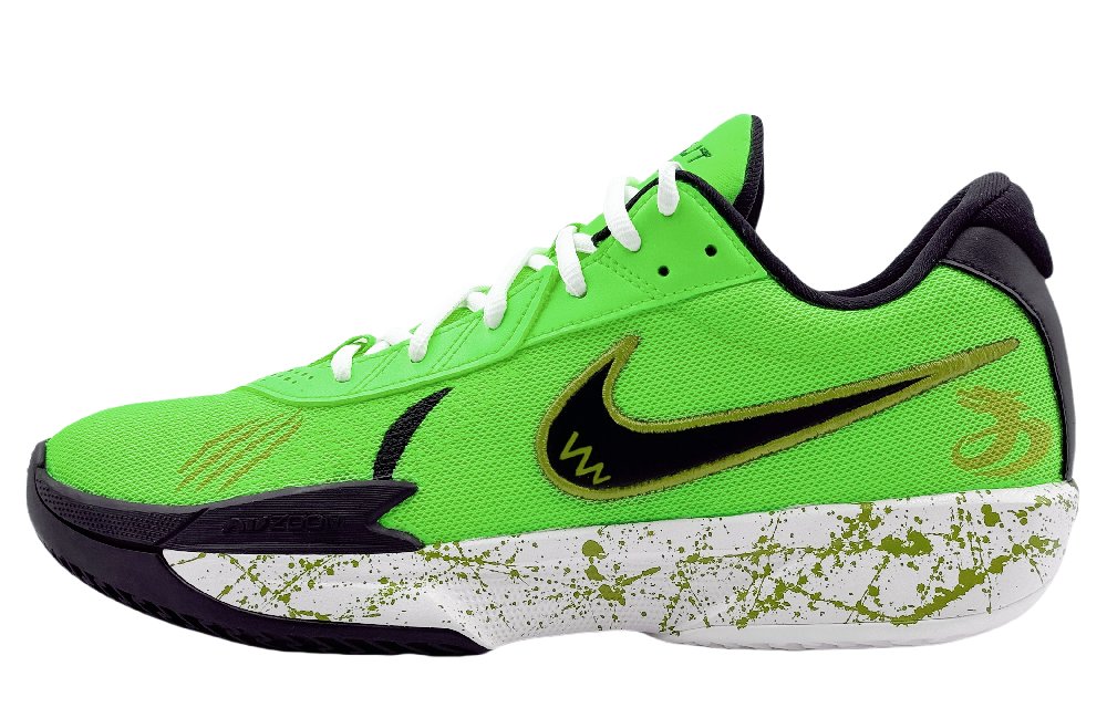 Nike Air Zoom G.T. Cut Academy Cushioning Abrasion Resistant Breathable Low Top Basketball Shoes Men's Green