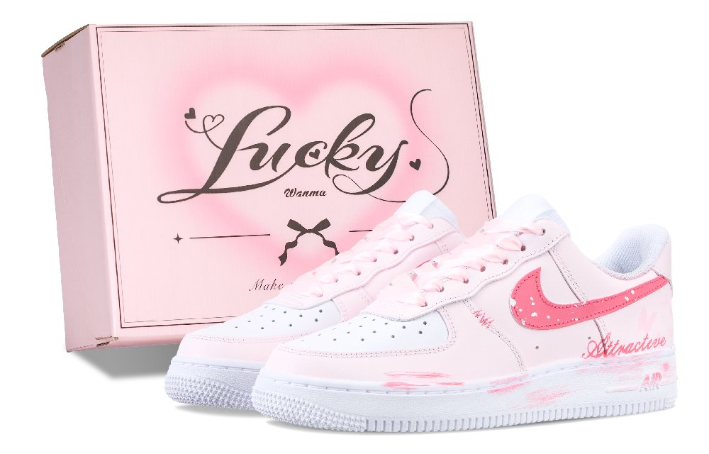 Nike Air Force 1 Skateboard Shoes Women's Low top White/Pink