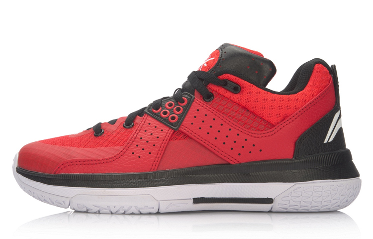 LiNing Way Of Wade All City 5 Cushioning, Slip Resistant, And Abrasion Resistant Mid Top Basketball Shoes Men's Red