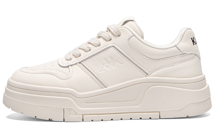 Kappa Anti-Slip Wear-Resistant Low-Top Skateboard Shoes Women's White