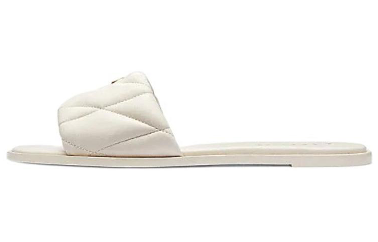COACH Logo-plaque Leather Slides
