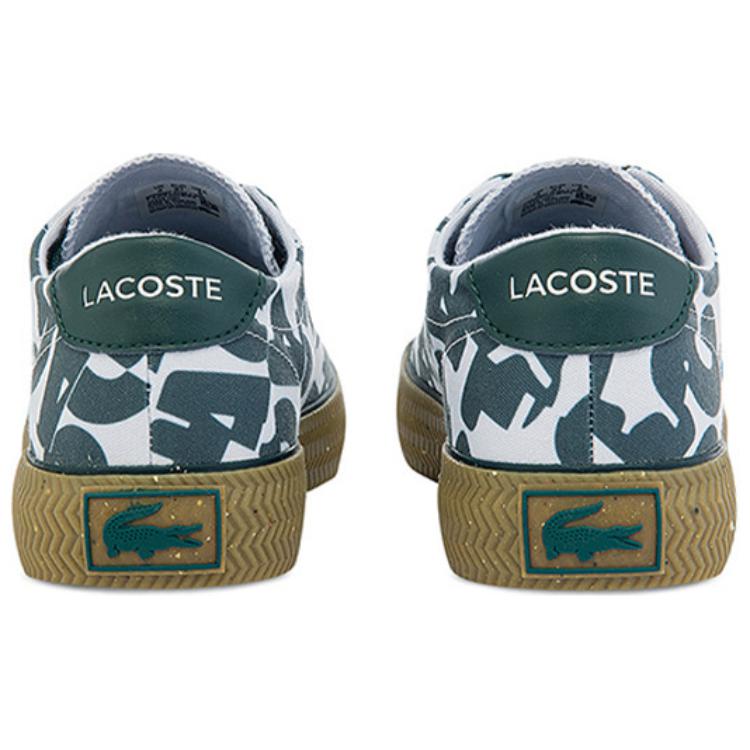 LACOSTE Low-Top Skateboard Shoes Women's White Green купить в интернет-магазине Yoocart с быстрой доставкой по России.