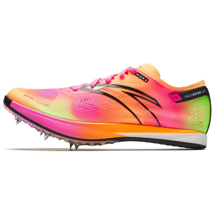 Anta Running Collection Shock Absorbers Rebound Low top Carbon Plate Training Running Shoes Women's Orange Pink