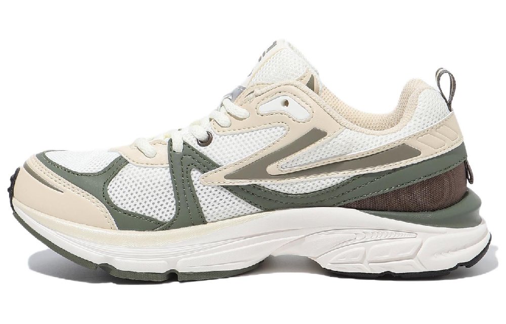 FILA Fronto Low Top Sports Casual Shoes Unisex White Green Korean Style