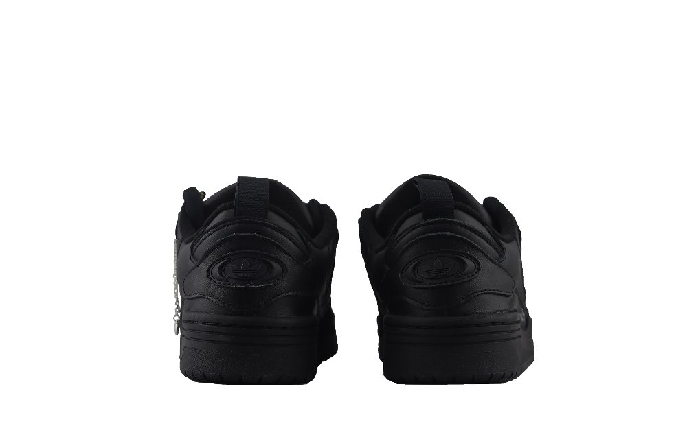 Adidas Originals Adi2000 Silver Moon Galaxy Anti Slip Wear Resistant Low Top Skateboard Shoes Unisex Black Silver