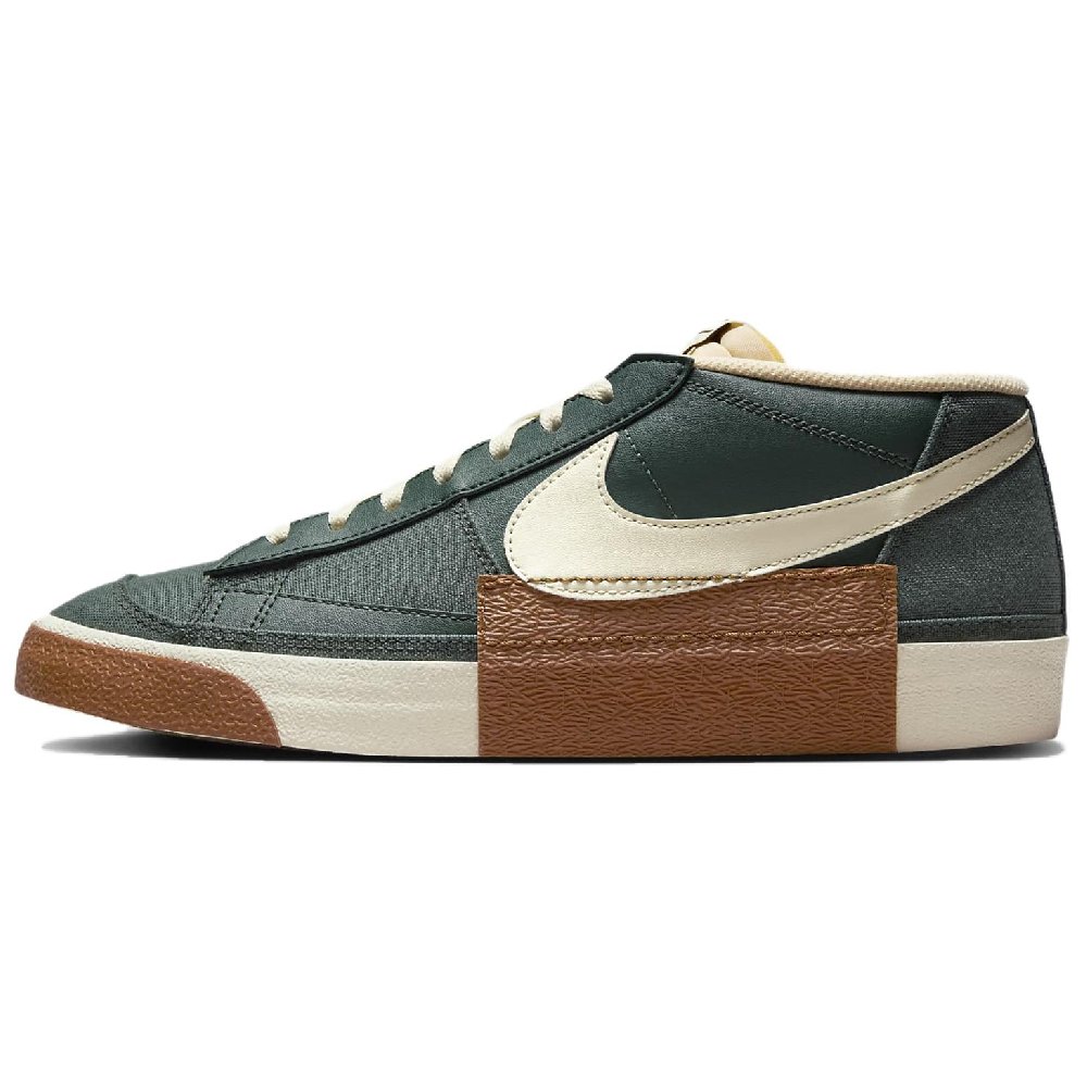 Nike Blazer Low Pro Club Vintage Green Light British Tan Gum Dark Brown Coconut Milk