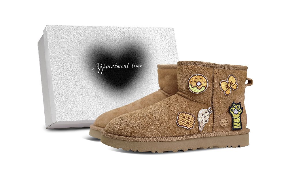 UGG CLASSIC MINI Thermal Abrasion Resistant Short Snow Boots Women's Brown