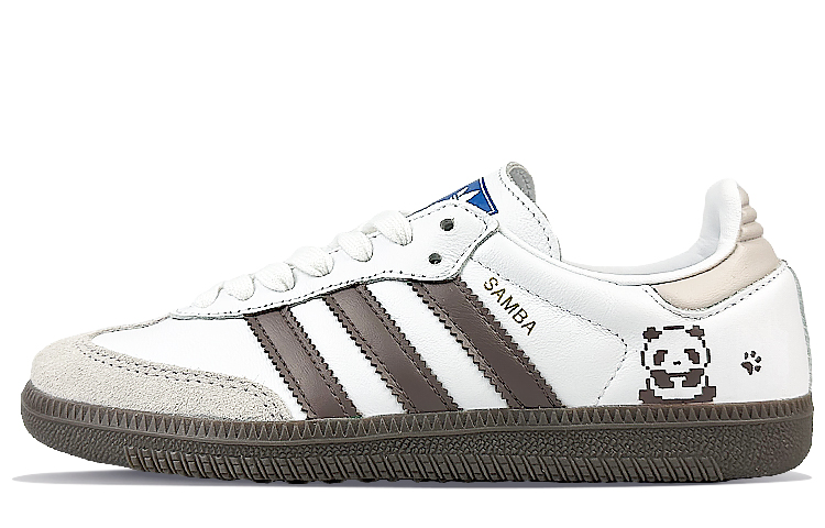 Adidas Originals Samba Low-Top Skateboard Shoes Unisex Brown White