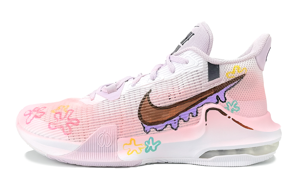 Nike Air Max Impact 3 Abrasion Resistant Low Top Basketball Shoes Men's Pink