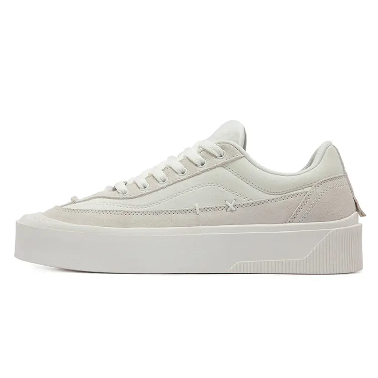361° Dune Series Slip-Resistant Cushioning Balance Low-Top Skateboard Shoes Men's Feather White