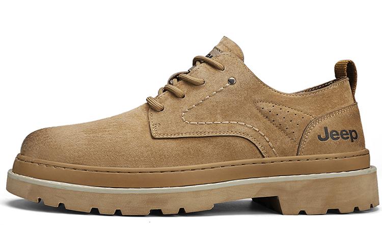 Jeep Low Top Casual Shoes Men's Earth Yellow