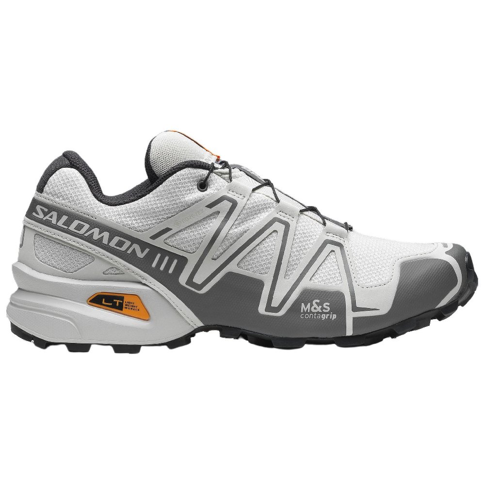 SALOMON Speedcross 3 Waterproof Low Top Casual Trail Running Marathon Racing Running Shoes Men's White Gray