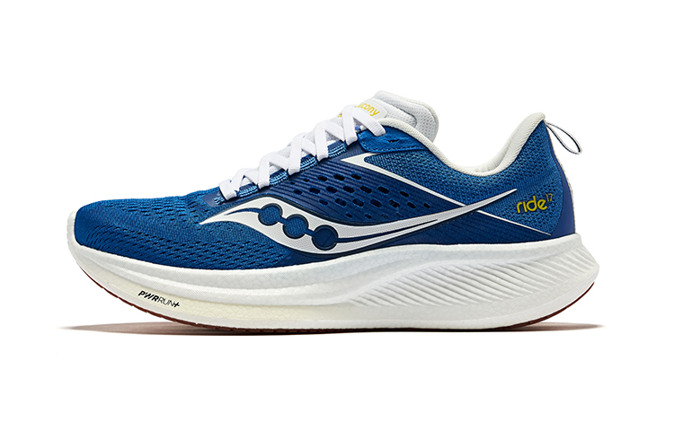 Saucony RIDE 17 Low-Top Running Shoes Men's Blue White
