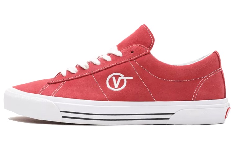 Vans Suede Sid V Logo Retro Low Tops Casual Skateboarding Shoes Unisex