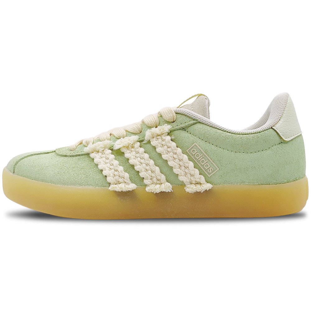 Adidas Neo Vl Court 3.0 Cushioned Wear-Resistant Slip-Resistant Low-Top Skateboard Shoes Women's Light Green