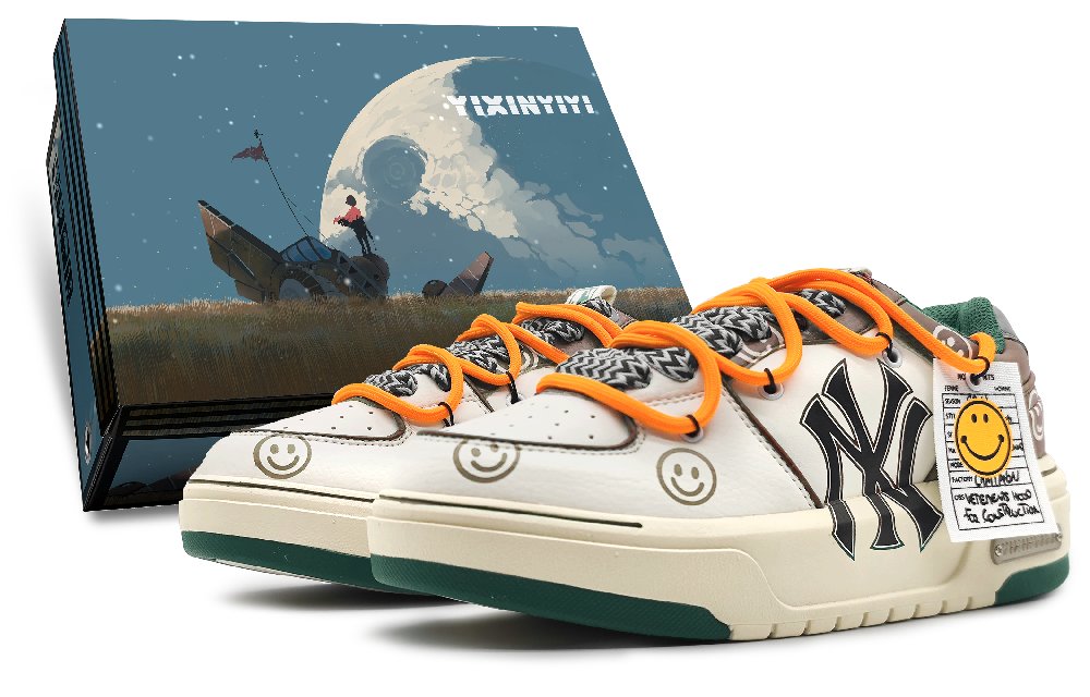 MLB Chunky Liner Low-Top Skateboard Shoes Unisex Brown