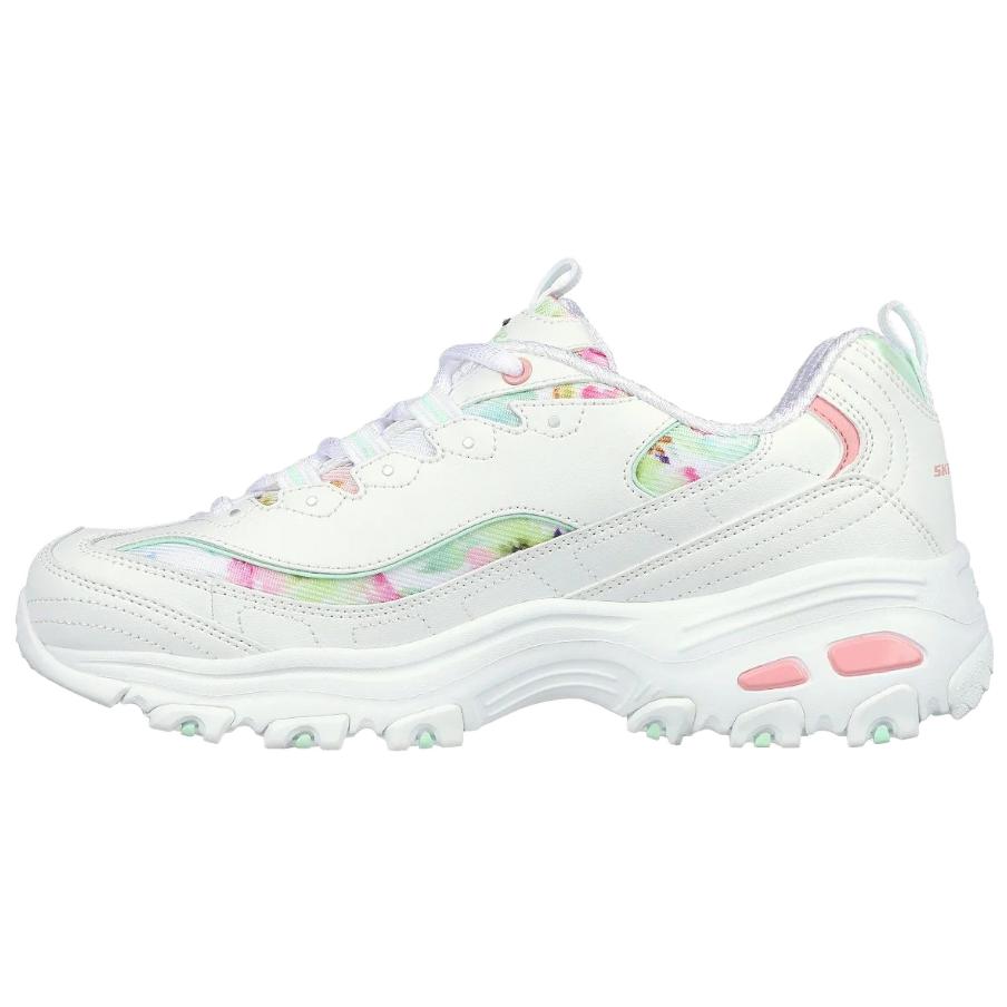 Skechers D'Lites Blooming Fields Sneakers 'White Multi' Women's