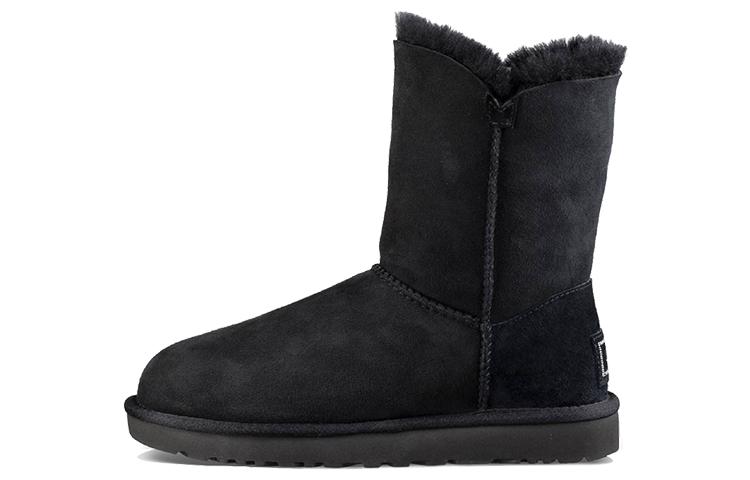 UGG Classic Bling Button Fleece Lined Black Women's