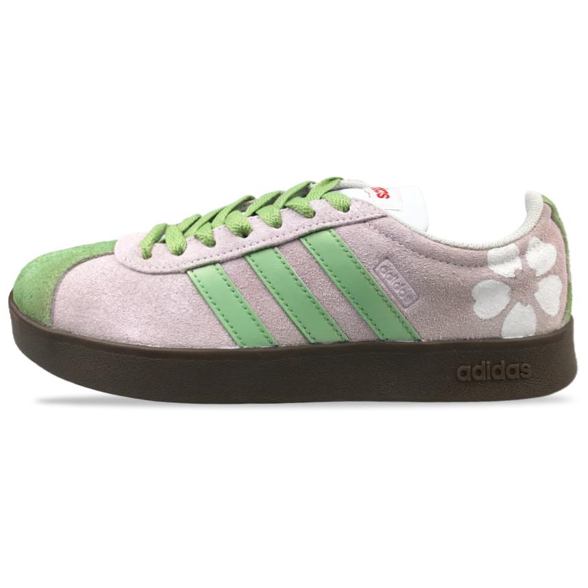 Adidas Neo VL Court 2.0 Anti-Slip Wear-Resistant Low-Top Skateboard Shoes Unisex Pink