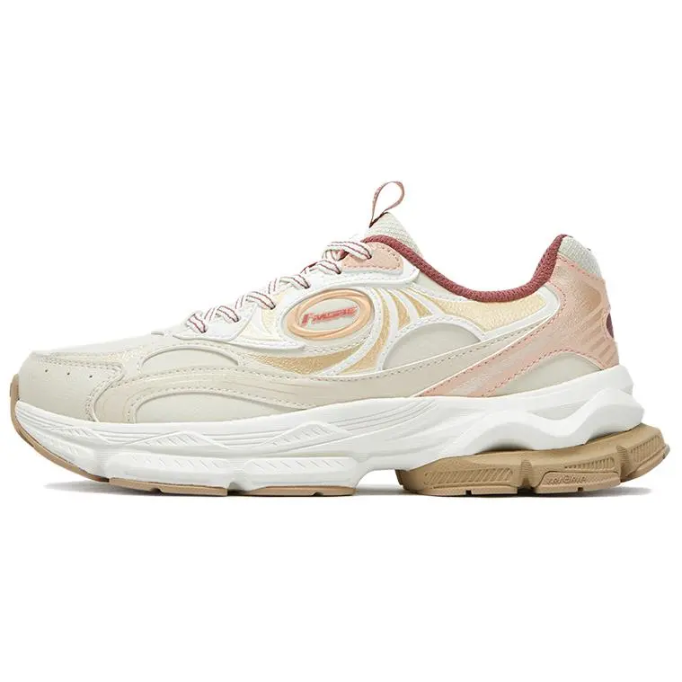 361° Sports Life Collection Abrasion Resistant Moisture Wicking Low Top Casual Shoes Women's Beige Pink