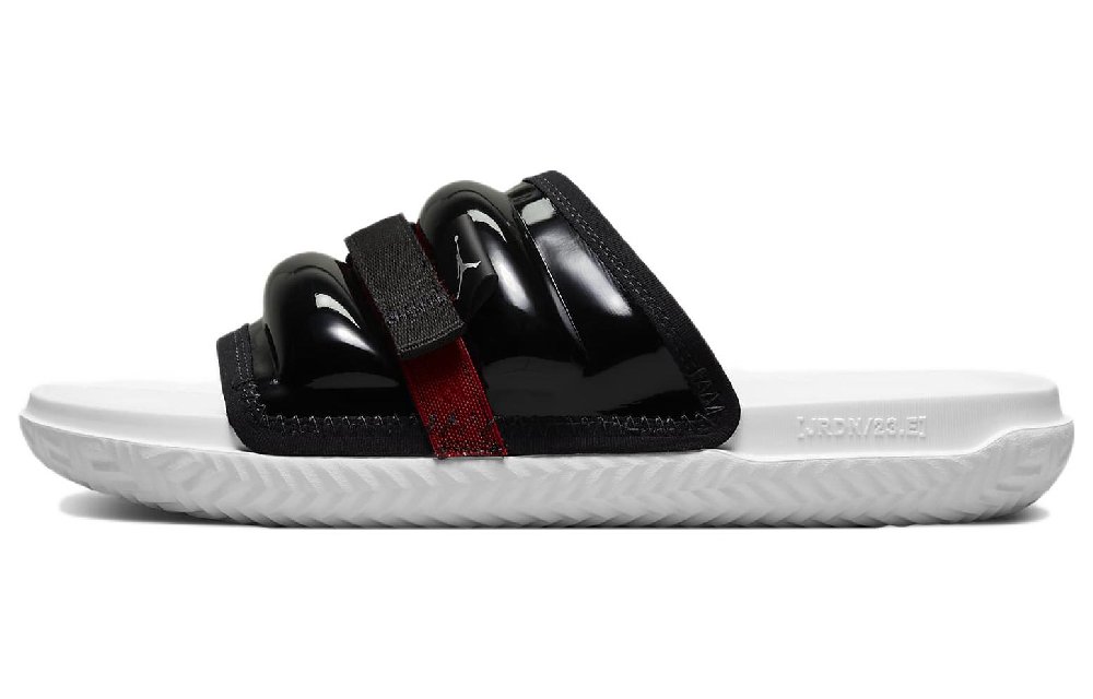 Jordan Super Play Black White Off Noir University Red
