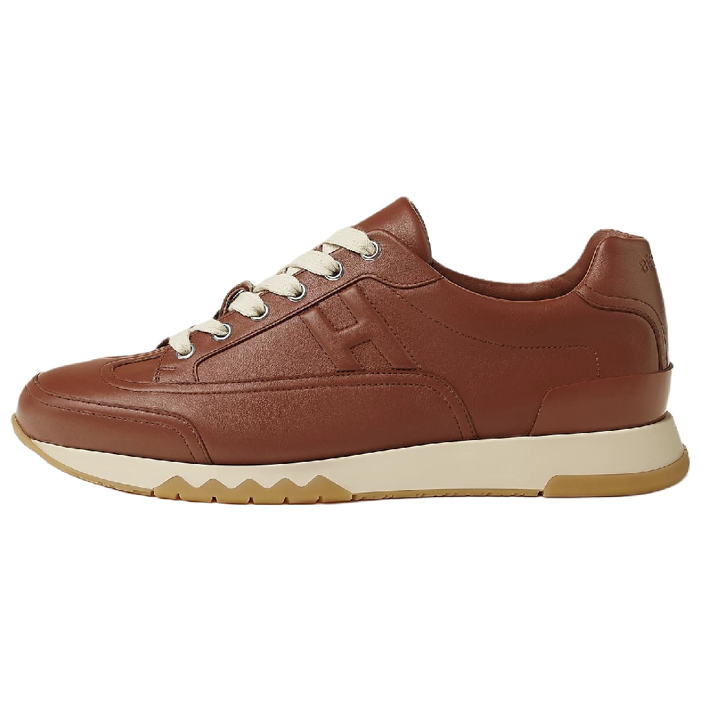 HERMES Trail Low Top Casual Shoes Men's Brown