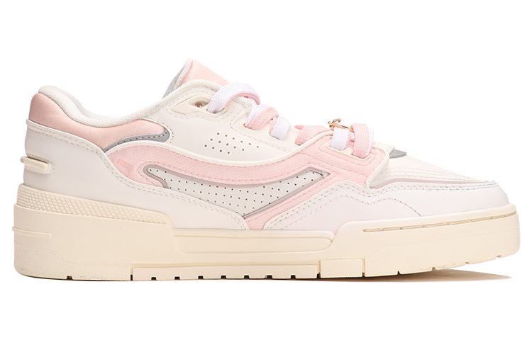 LiNing Low-Top Skateboard Shoes Women's Pink White купить в интернет-магазине Yoocart с быстрой доставкой по России.