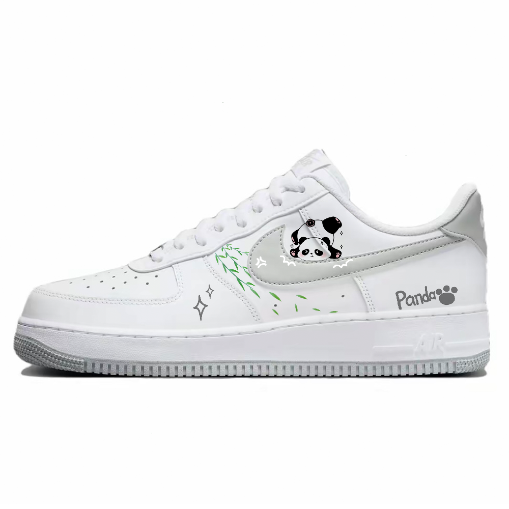 Nike Air Force 1 Low Top Skateboard Shoes Men's White