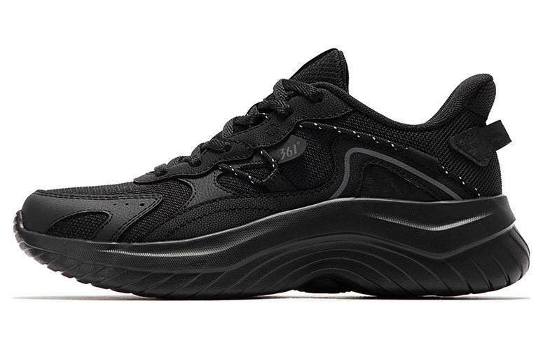 361° Slip Resistant, Abrasion Resistant, Breathable Low Top Running Shoes Women's Black
