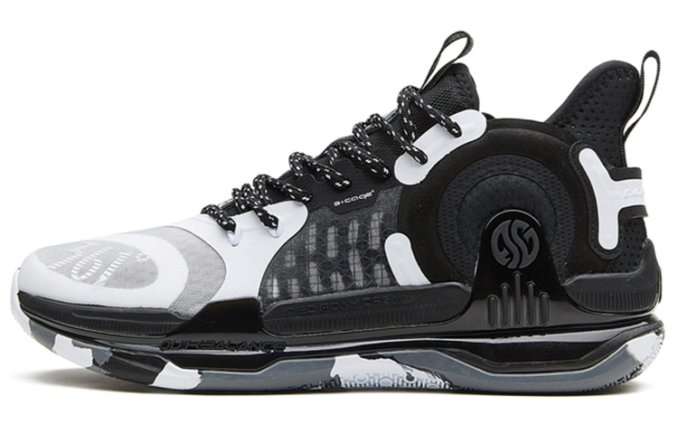 361° AG 1 Basketball Shoes Men Mid-Top White/Black