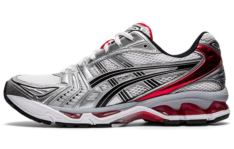 Asics Gel Kayano 14 White Classic Red