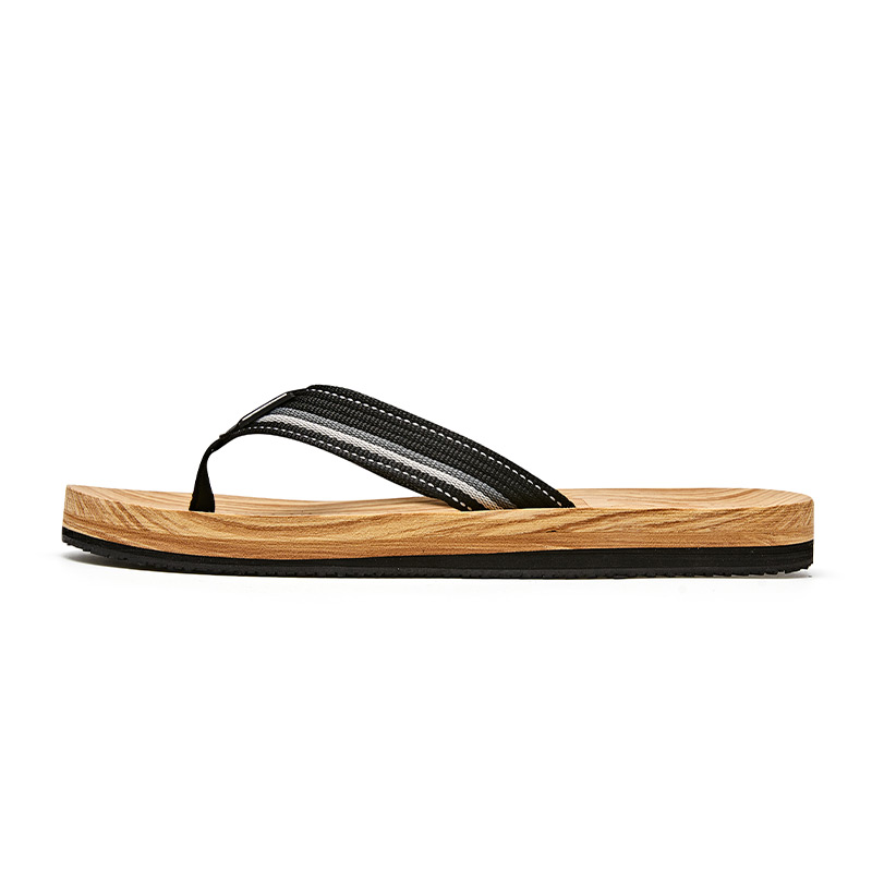 Joma EVA Rubber Sole Slip Resistant Quick Dry Flip Flops Men's Black