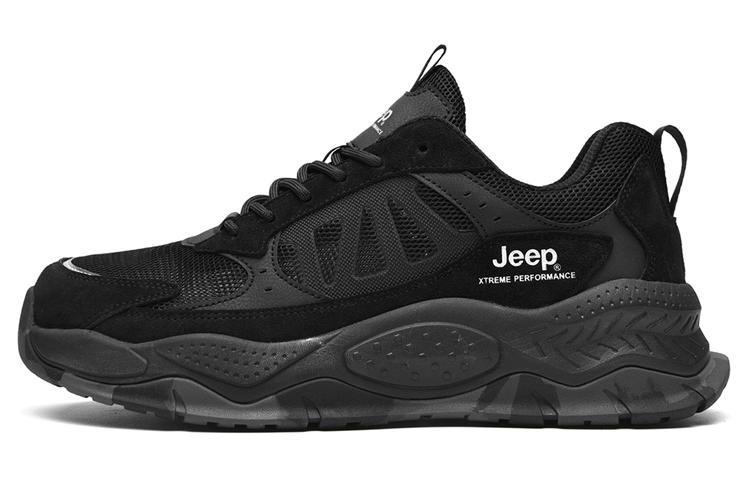 Jeep Casual Shoes Men Low-Top Black