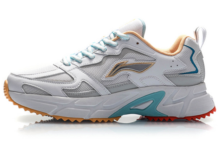LiNing Durable Breathable Low-Top Running Shoes Women's Antarctic Gray