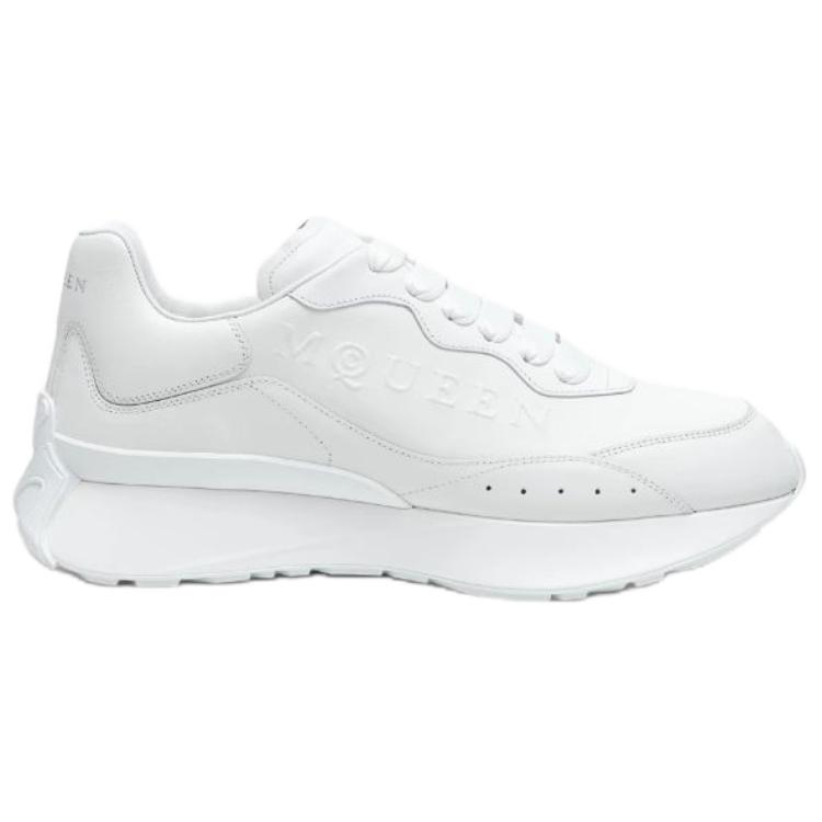 Alexander McQueen Sprint Low top Casual Shoes Men's Pure White купить в интернет-магазине Yoocart с быстрой доставкой по России.