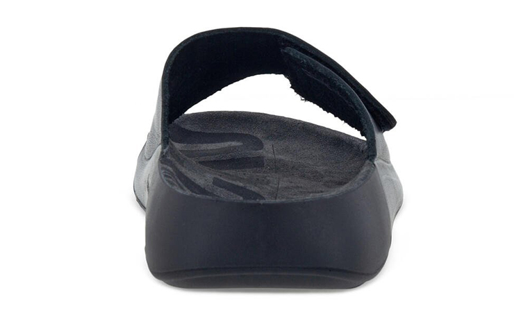 Ecco Rubber Sole Abrasion-Resistant Slide Slippers Women's Black купить в интернет-магазине Yoocart с быстрой доставкой по России.